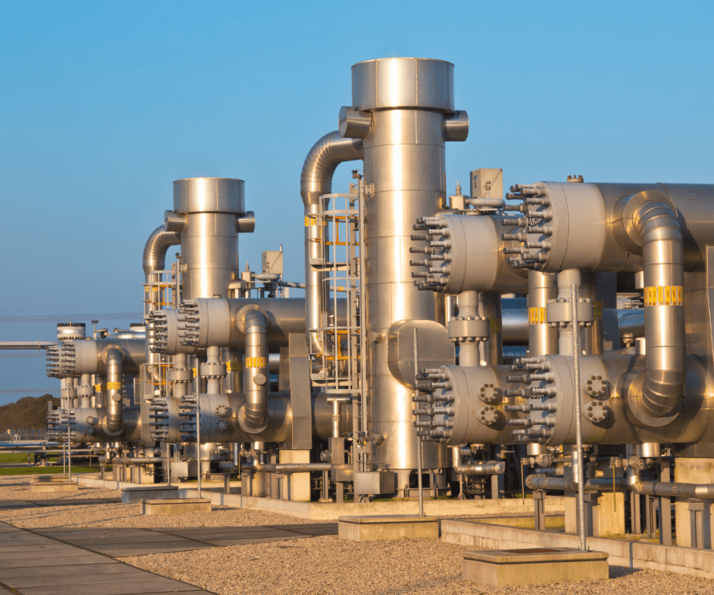 Oil and gas processing plant