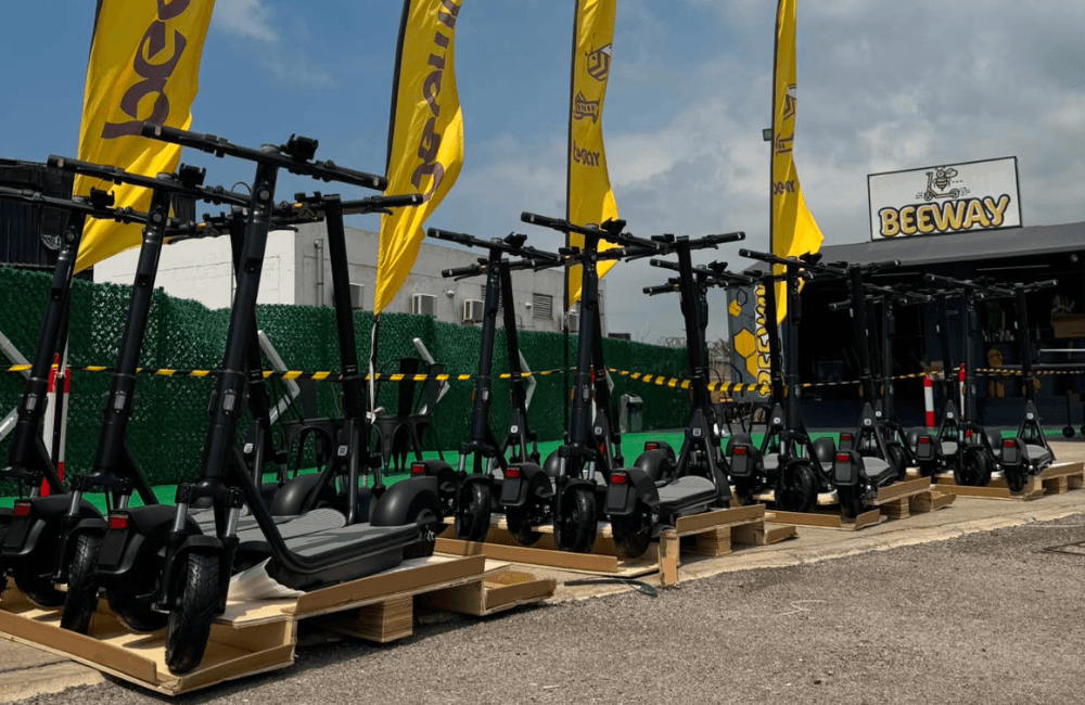 Beeway scooters stand